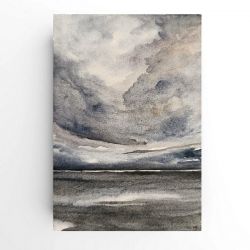 Pejzaż-akwarela formatu -A5..