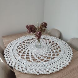 Serweta szydełkowa ze sznurka 90cm