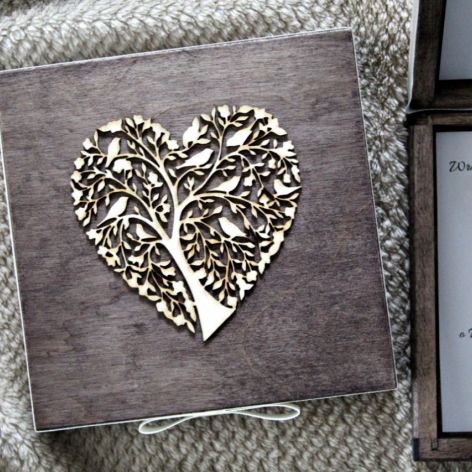 Rustykalne zaproszenie ślubne dla Rodziców 1