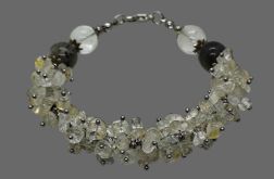 Bransoletka z Topazów " Świetlisty Blask"