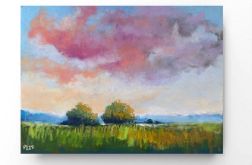 Pejzaż 5-praca formatu- 18/24 cm