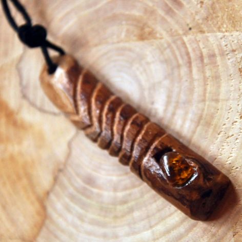 Wood+amber naszyjnik6