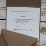 Kartka na chrzest z kopertą - życzenia i personalizacja d5 - 