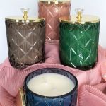Naturalna świeca sojowa GLAMOUR 700 ml różowa - świece sojowe glamour 700 ml