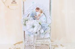 Kartka ślubna pamiątka ślubu "HydrangeaLove2"