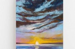 Pejzaż 2-praca pastelami suchymi