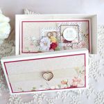 Ślubna kartka w pudełku 1056 - 