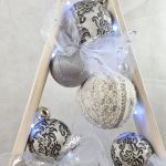 Drewniana choinka LED Handmade - 
