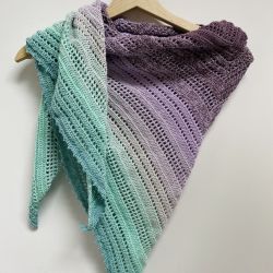 Chusta szydełkowa ombre pastelowe Summer Morning