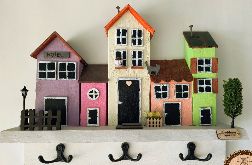 Wieszak domki pasteLOVE