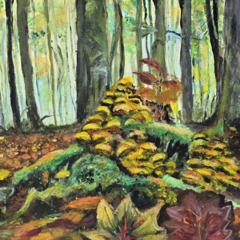 Podlasie  na płótnie,  50x50x1cm 