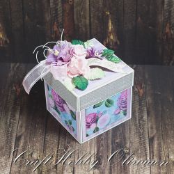 Różany box ślubny