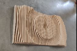 Panel ścienny 3D parametryczny, dekoracja ścienna