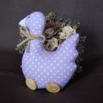 Lawendowa gąska na drewnianych "wrotkach" - 