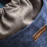 Brązowo-granatowa listonoszka z kominem - 