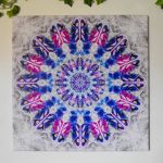 Obraz, mandala "Koło fortuny", wydruk na płótnie 70cm x 70cm - Koło fortuny real photo