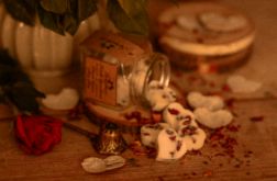 SOJOWE WOSKI DO KOMINKA W KSZTAŁCIE SERC NA WALENTYNKI