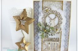 Kartka świąteczna z reniferem 15