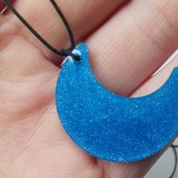 "Blue moon" naszyjnik handmade