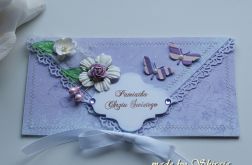 Pamiątka Chrztu św. - 'fiołkowy ogród''