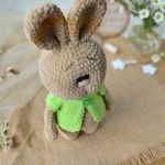 Zajączek w bluzie, Króliczek pluszowy, Przytulanka dla dziecka - 