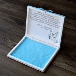 Podziękowanie komunijne pudełko na Merci Bł. - Pudełko na merci z podziękowaniem komunijnym, podziękowanie komunijne dla dziadków, matki chrzestnej, ojca chrzestnego komunia