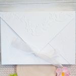 Młoda para pod pergolą - Przestrzenna ozdobna koperta