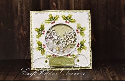 Wesołych Świąt - shaker ze śnieżynkami