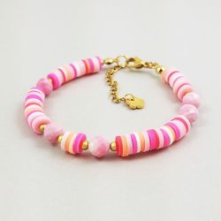 Bransoletka różowa.