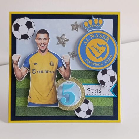 Personalizowana krtka urodzinowa piłka nożna Ronaldo