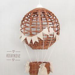Lampa balon natur len