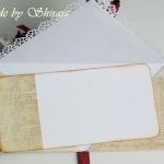 Kopertówka z okazji ślubu-  ' rubinowe motyle - 