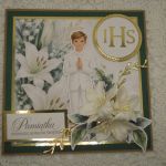 Kartka komunijna dla chłopca w pudełku 07 - 