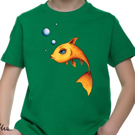 Złota rybka - t-shirt 2-14 lat (kolory)