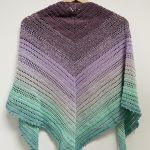 Chusta szydełkowa ombre pastelowe Summer Morning - bawełniana dziergana chusta