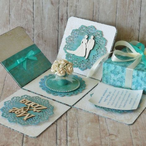 Pudełko niespodzianka z okazji ślubu