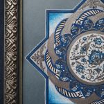 obraz w ramce mandala SILVER - dekoracja na ścianę