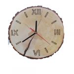 Zegar plaster drewna ręcznie robiony NA PREZENT - 
