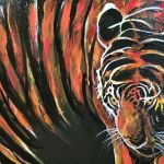 Obraz akrylowy "Tiger, tiger burnig bright..." - 