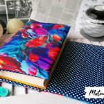 Otulacz / etui na książkę ~ kolowe liście - null