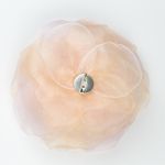 Broszka kwiat, obfita, pastelowa 15 cm - Rękodzieło - Broszka kwiat, obfita, pastelowa 15 cm - Rękodzieło b