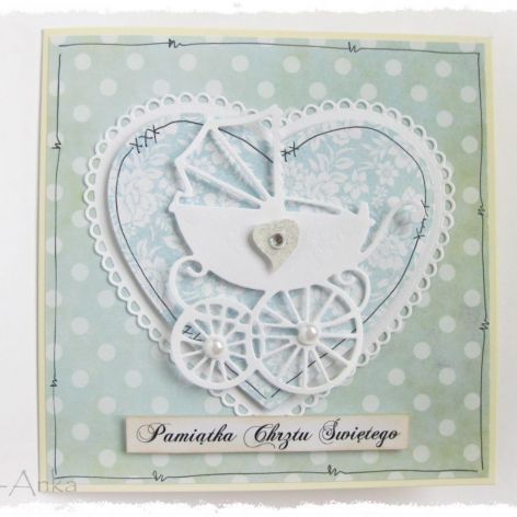 Kartka na Chrzest dla chłopca