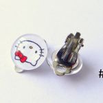 Klipsy Hello Kitty - mix wzorów #4 #5 - #1
