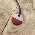 Minimalistyczny wisiorek z betonu kreatywnego Dual Harmony - 2