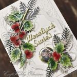 Wesołych Świąt - szopka z ostrokrzewem - Szopka - detal III