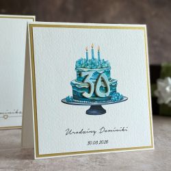 Kartka na 30 urodziny w pudełku, BH 31A