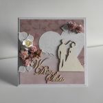 Kartka na Ślub w pudełeczku ślubna  - Kartka slubna