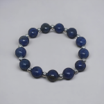 Bransoletka z lapis lazuli i hematytu - Bransoletka z kamieni naturalnych