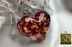 Czas Róży - wisior z żywicy