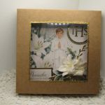 Kartka komunijna dla chłopca w pudełku 07 - 